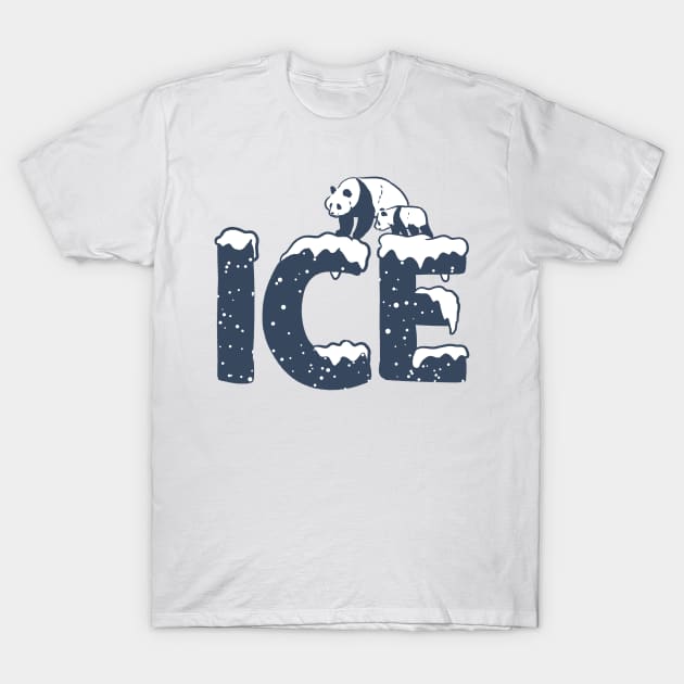 Ice baby halloween panda T-Shirt by albertocubatas